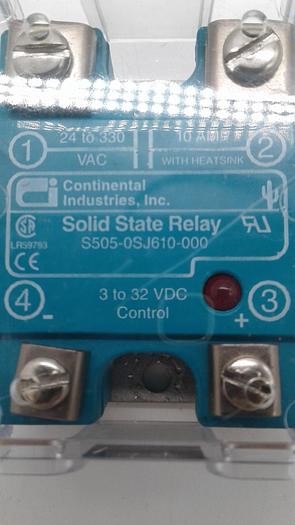 Used Allen-Bradley Industries Solid State Relay S505-0SJ610-000