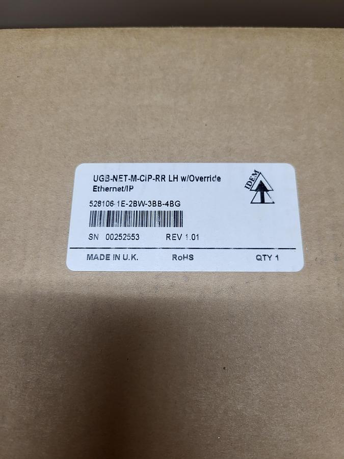 UGB-NET-M-CIP-RR LH w/Override Ethernet/IP