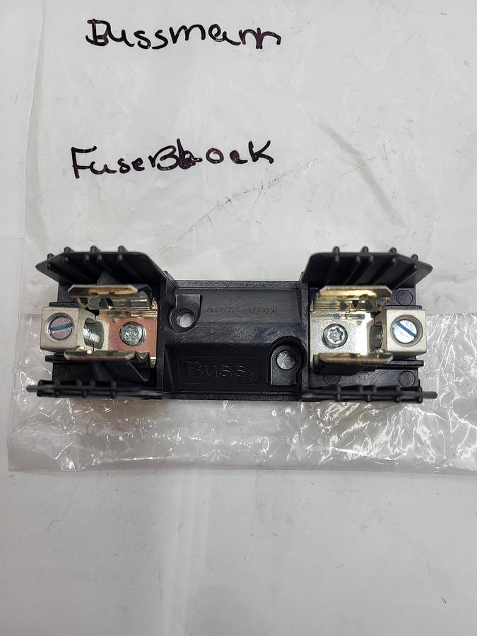 Bussmann Fuseblocks & Holders, CLASS R Series R25060-1CR 1-P, 60A/250V Max