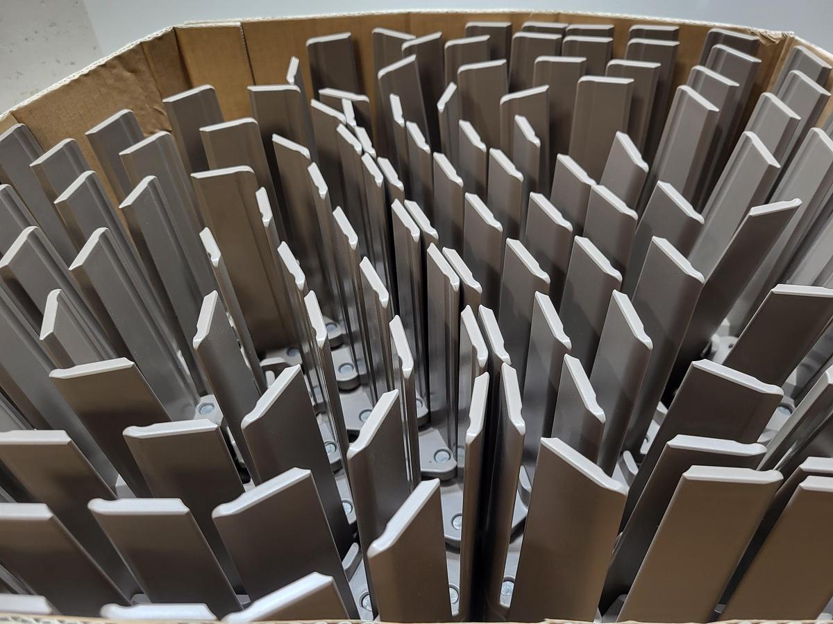 Habasit Slat top 1.5", 12", r tab, MQIBVM C0882K1200LFTA