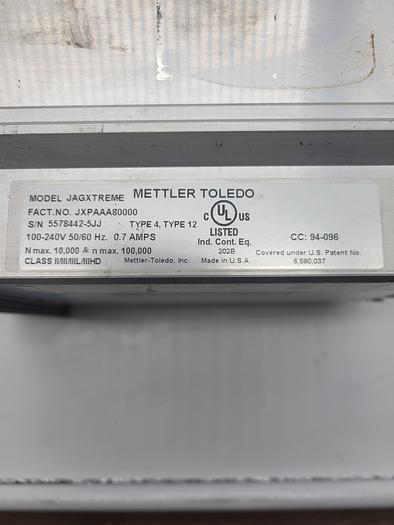 Used Mettler Toledo JAGXTREME JXPAAA80000
