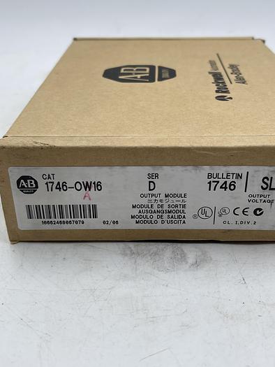 Used Allen-Bradley 1746-OA16 Ser D 