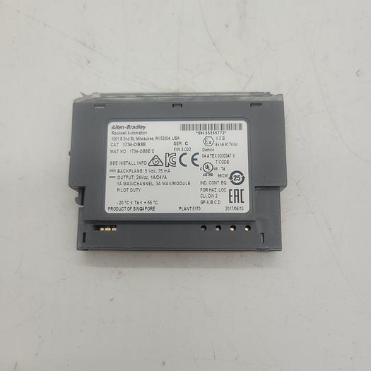 Used Allen-Bradley Source Output 24VDC 1734-OB8E