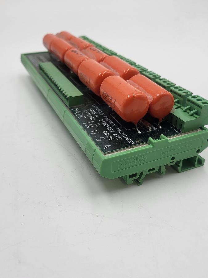 Used Triangle Package Machinery 90WB6028AJ industrial electronic component 10 sup rail mnt