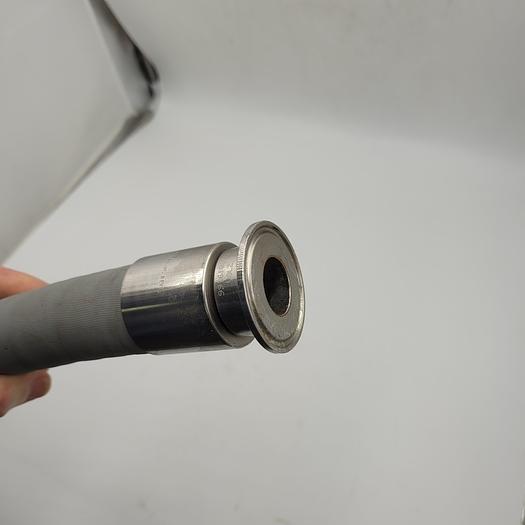 Used Versilon 150 PSI WP hose 1" x 72" USDA 3-A & stainless Sanitary Fitting pc100r-hs Rev. B both ends 991610sko