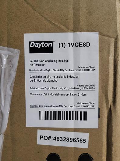 Dayton 1VCE8D 24" Dia. Non-Oscillating Industrial Ari Circulator