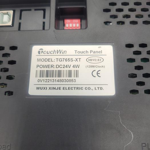 Used XINJE Touch Win TG765S-XT Touch Panel