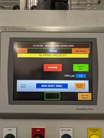 Used Combi Alphapack Case Packer and sealer (Never used) New 2019