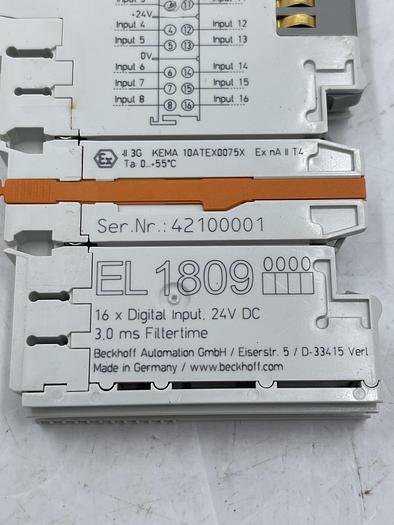 Used Beckhoff EL1809