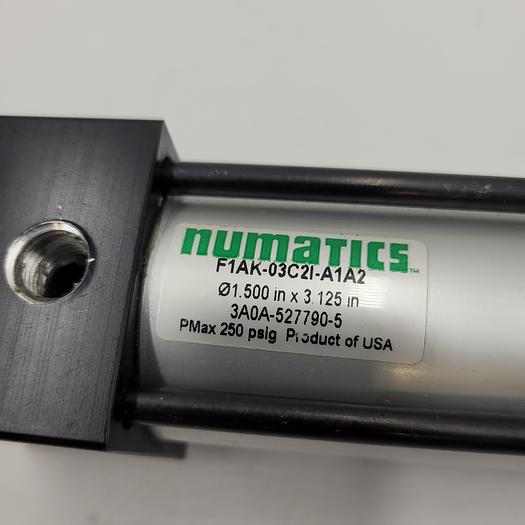 Used NUMATICS F1AK-03C2I-A1A2 PNEUMATIC CYLINDER