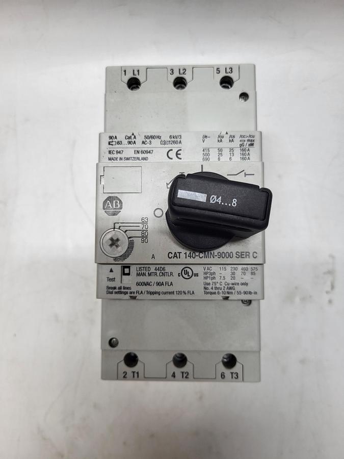Used Allen-Bradley 140-CMN-9000 Ser.C