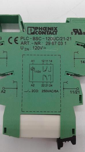 Used PhoenixContact PLC-BSC-120VC121-21