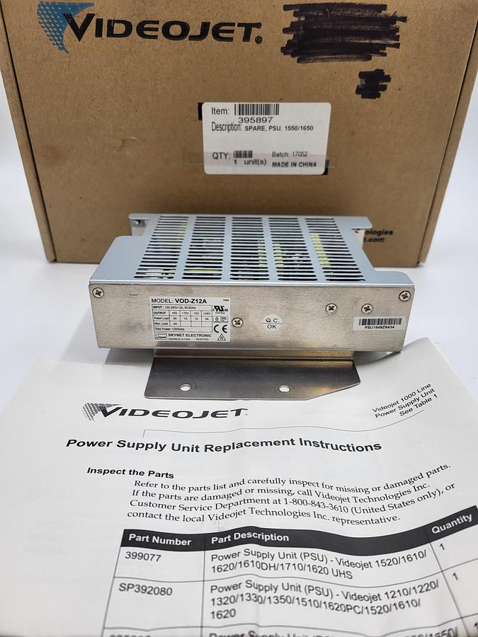 Videojet power supply VOD-Z12A / Skynet Electronic *in box* Pt # 395897