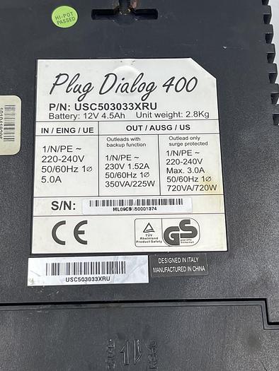 Used Plug Dialog 400.USC503033XRU