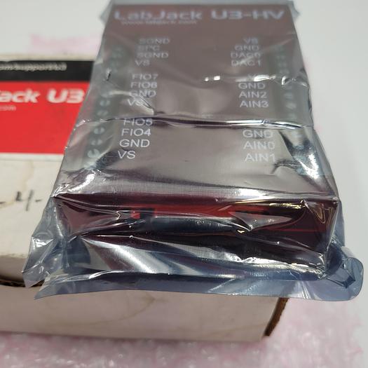 LabJack U3-HV NEW** in original box USB DAQ device 4 dedicated ±10V, 12-bit analog inputs, 12 flexible I/O, 4 dedicated digital I/O