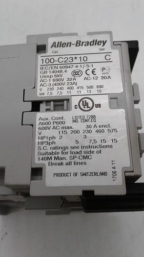Used Allen-Bradley 100-C23*10 C
