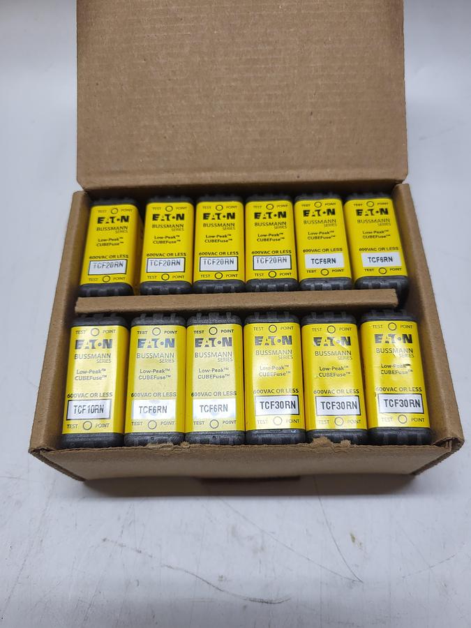Bussmann TCF20RN Low-Peak CUBEFuse - 20 Amp, 600Vac/300Vdc (Open Box, No Retail Box)