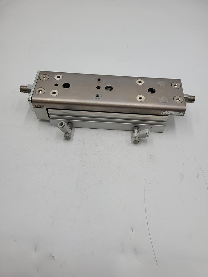 Used SMC MXQ20A-75Z cyl, high precision, guide, MXQ GUIDED CYLINDER
