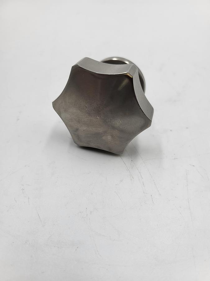 Used Stainless steel knob 1/4 - 20 thread 5/8" long 126672