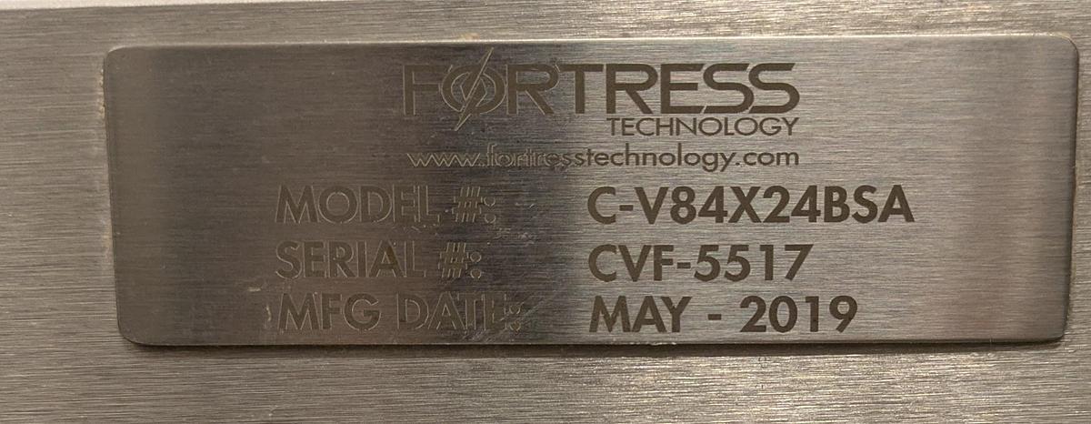 Used Fortress phantom, metal detector, stainless conveyor