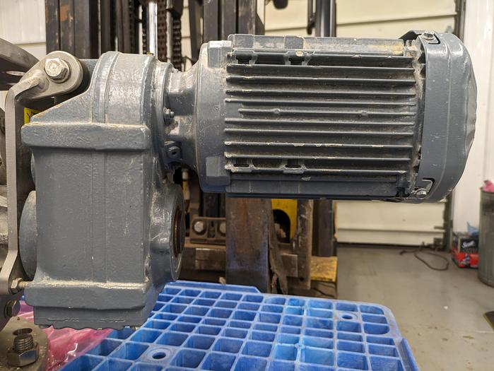 Used coperion 10" metering valve, stainless steel, sew drive