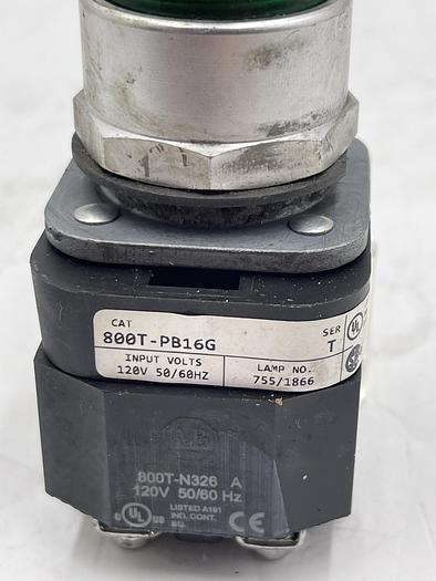 Used Allen-Bradley 800T-PB16G Ser T