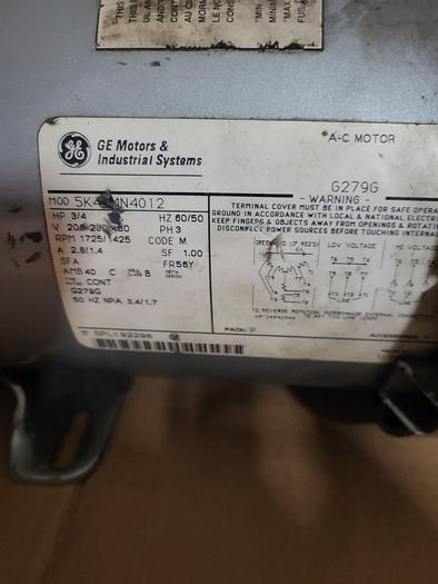 Used GE Motors 5K404N012