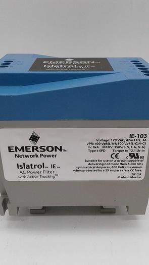 Used Emerson Network Power AC Power Filter IE-103