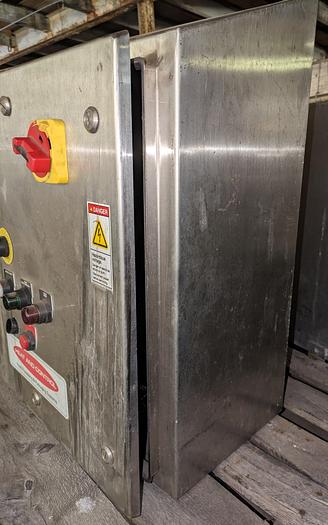 Used enclosure, electric panel, stainless steel, disconnect