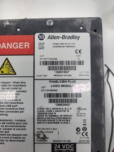 Used Allen-Bradley 2711P-RDT12C Ser.C