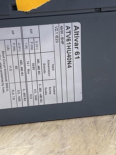 Used Schneider ATV61HU40N4