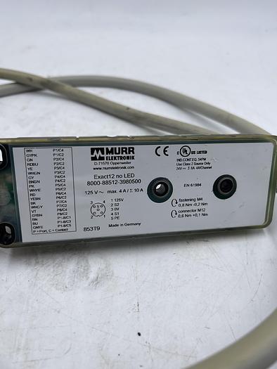 Used Murr Electronik D-71570, 8000-88512-3980500