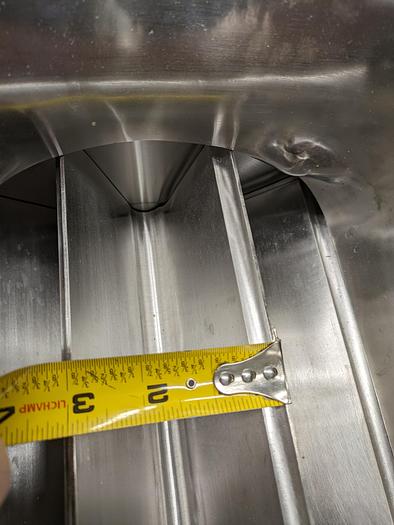 Used coperion 10" metering valve, stainless steel, sew drive