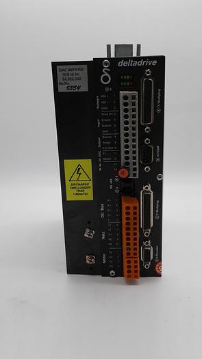 Used DeltaDrive Digital AC Servo DAC 08/FB100 5554