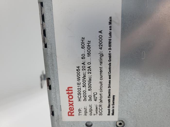 Used Rexroth IndraDrive C hcs02.1E-W0054