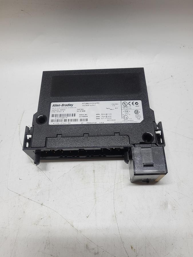 Used Allen-Bradley 6 PT Analog Isolated Voltage Output 1756-0F6VI Ser.A