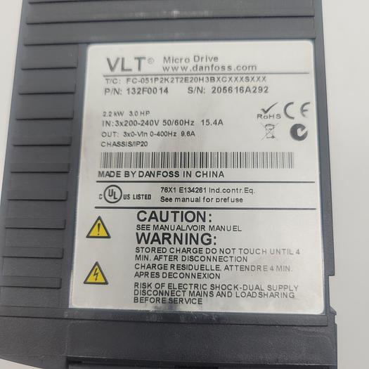 Used Dan Foss VLT Micro Drive 132F0014