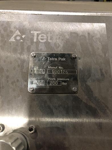 Used Tetra Pak Homogenizer, Model ALH 25