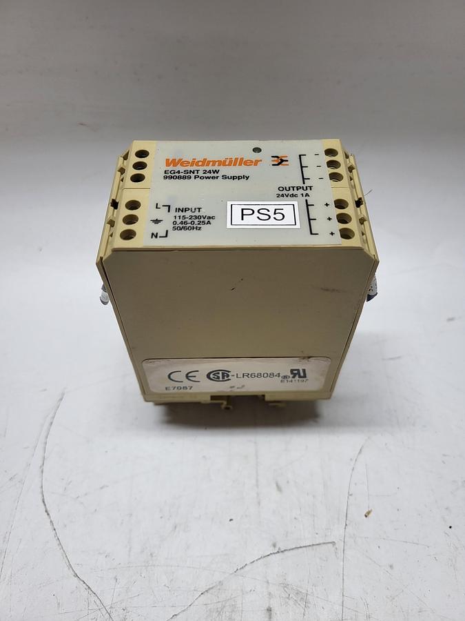 Used Weidmuller EG4-SNT 24W Power Supply