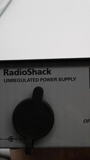 Used RadioShack Unregulated Power Supply 22-502A