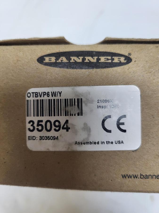 Banner OTBVP W/Y 35094