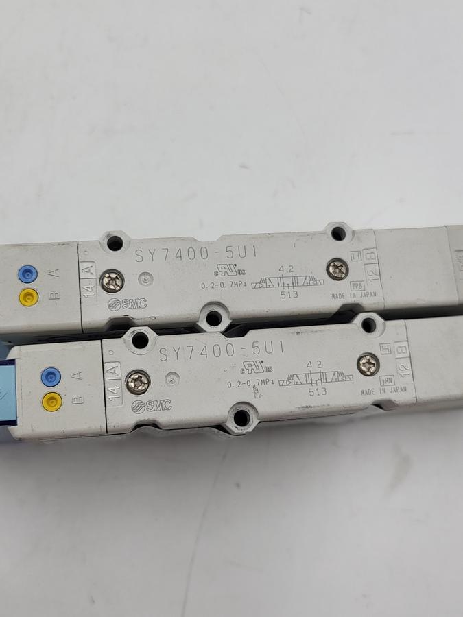 Used SMC SY7400-5U1-NA solenoid valve