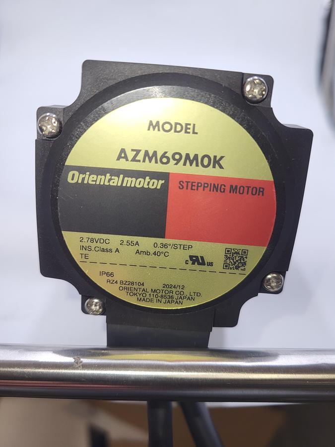 Used Oriental Stepping motor AZM69M0K & Neugart Planetary gearbox PLE60-40A