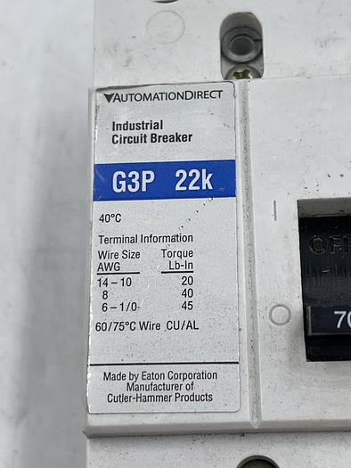 Used Automation Direct G3P 22K