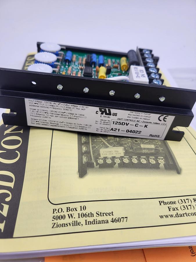 Dart 125DV-C-K VARIABLE SPEED Control Series A21-04022