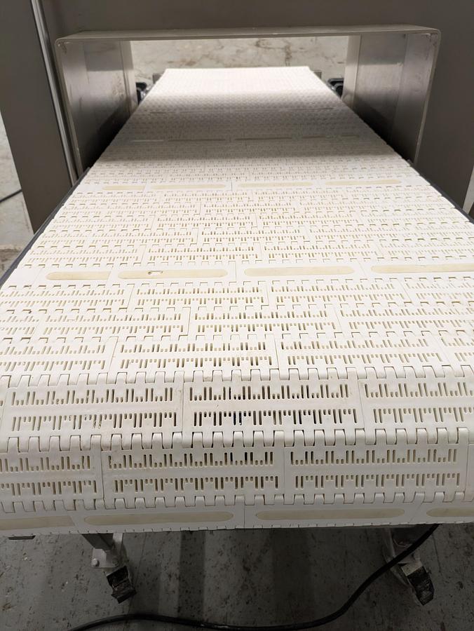 Used Fortress phantom, metal detector, stainless conveyor