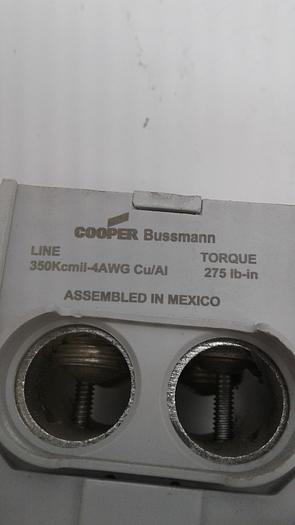 Used Bussmann PDBFS500 Cu/AI 600V 5/16 Hex Line Torque