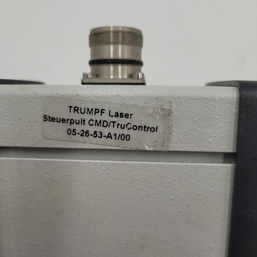 Used TRUMPF LASER STEUERPULT CMD/TRUCONTROL 05-26-53-A1/00