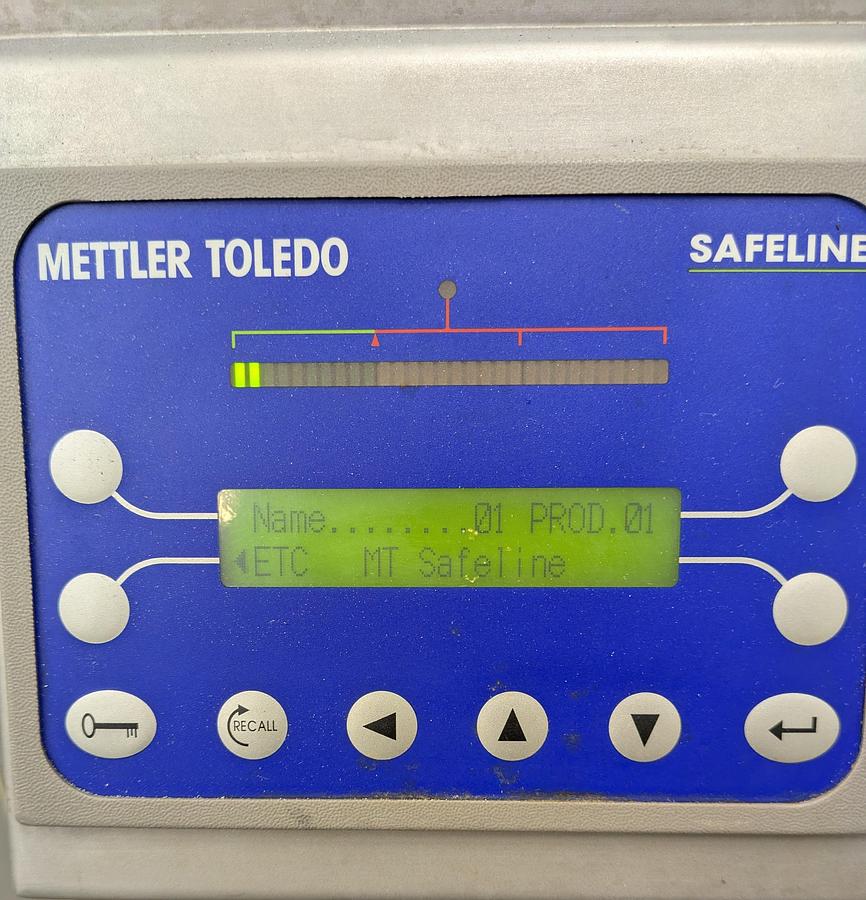 Used Mettler Toledo, Safeline, Certus, metal detector