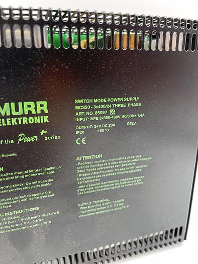 Used Murr Electronik MCS20 3x400/24 3PH